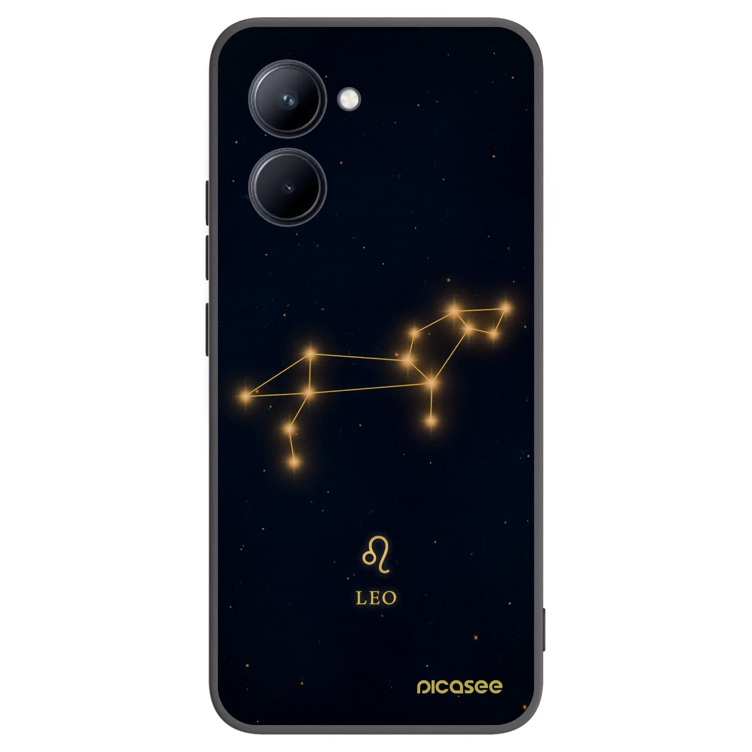 Picasee silikónový čierny obal pre Realme C33 (2023) - LEO