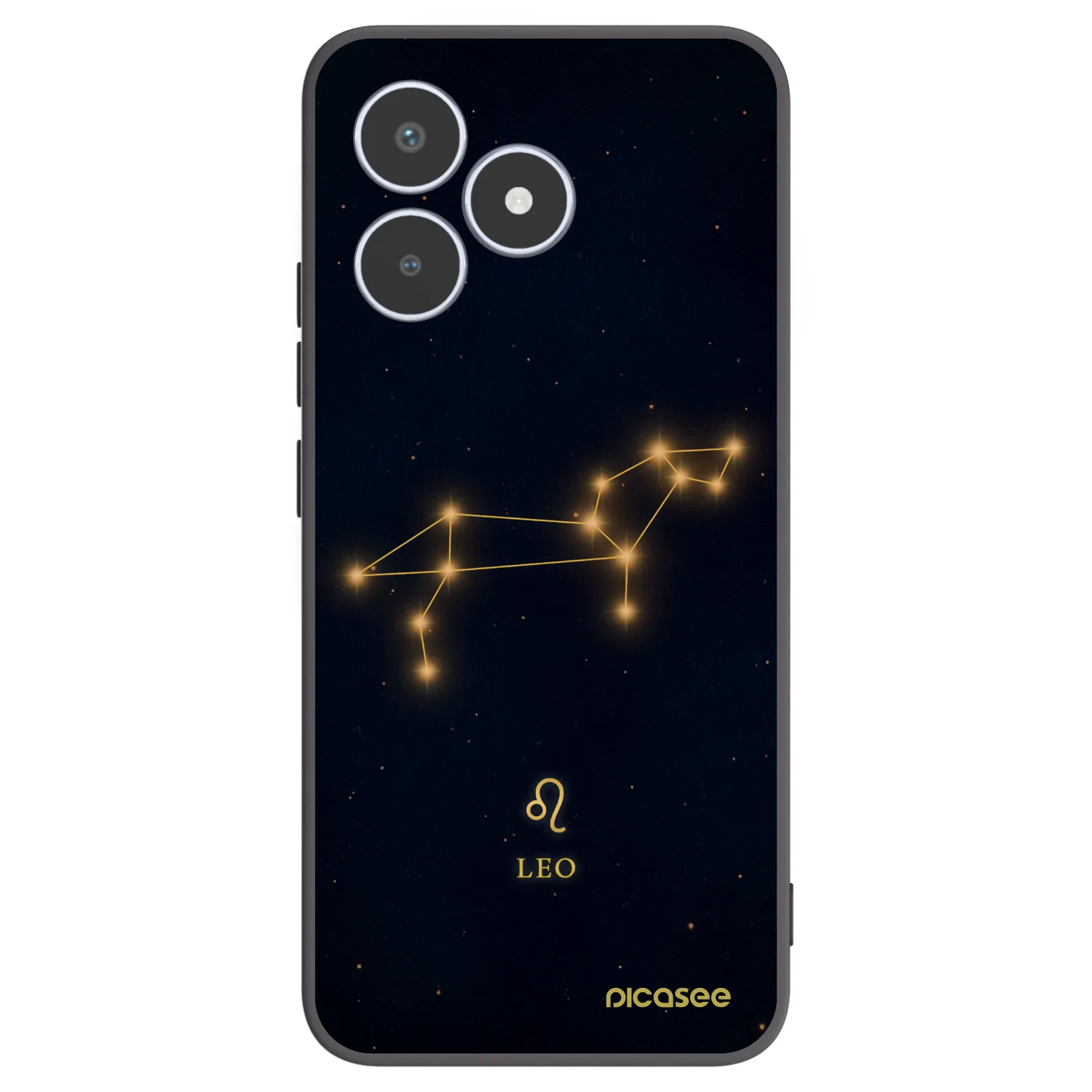 Picasee silikónový čierny obal pre Realme C53 - LEO