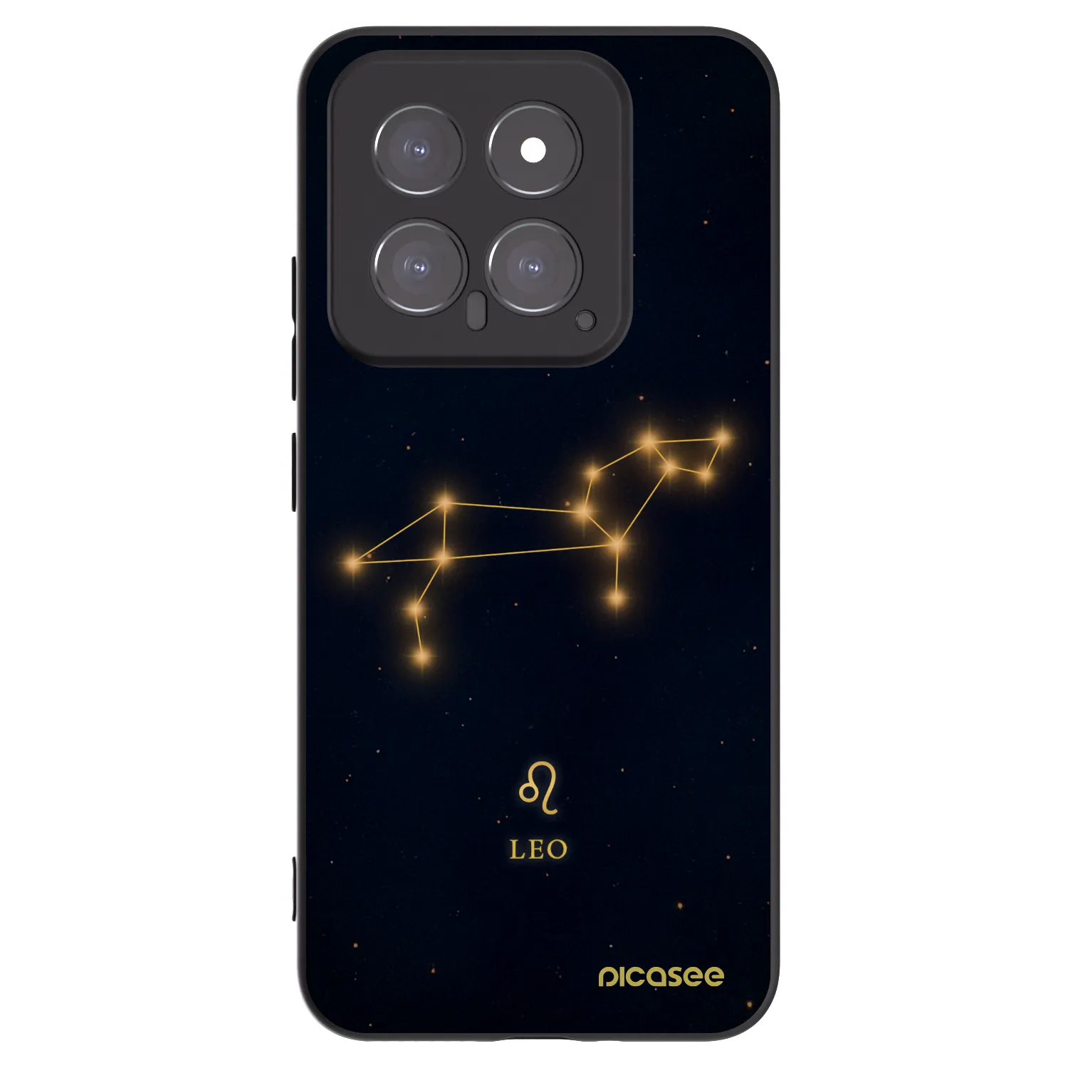 Picasee silikónový čierny obal pre Xiaomi 14 - LEO