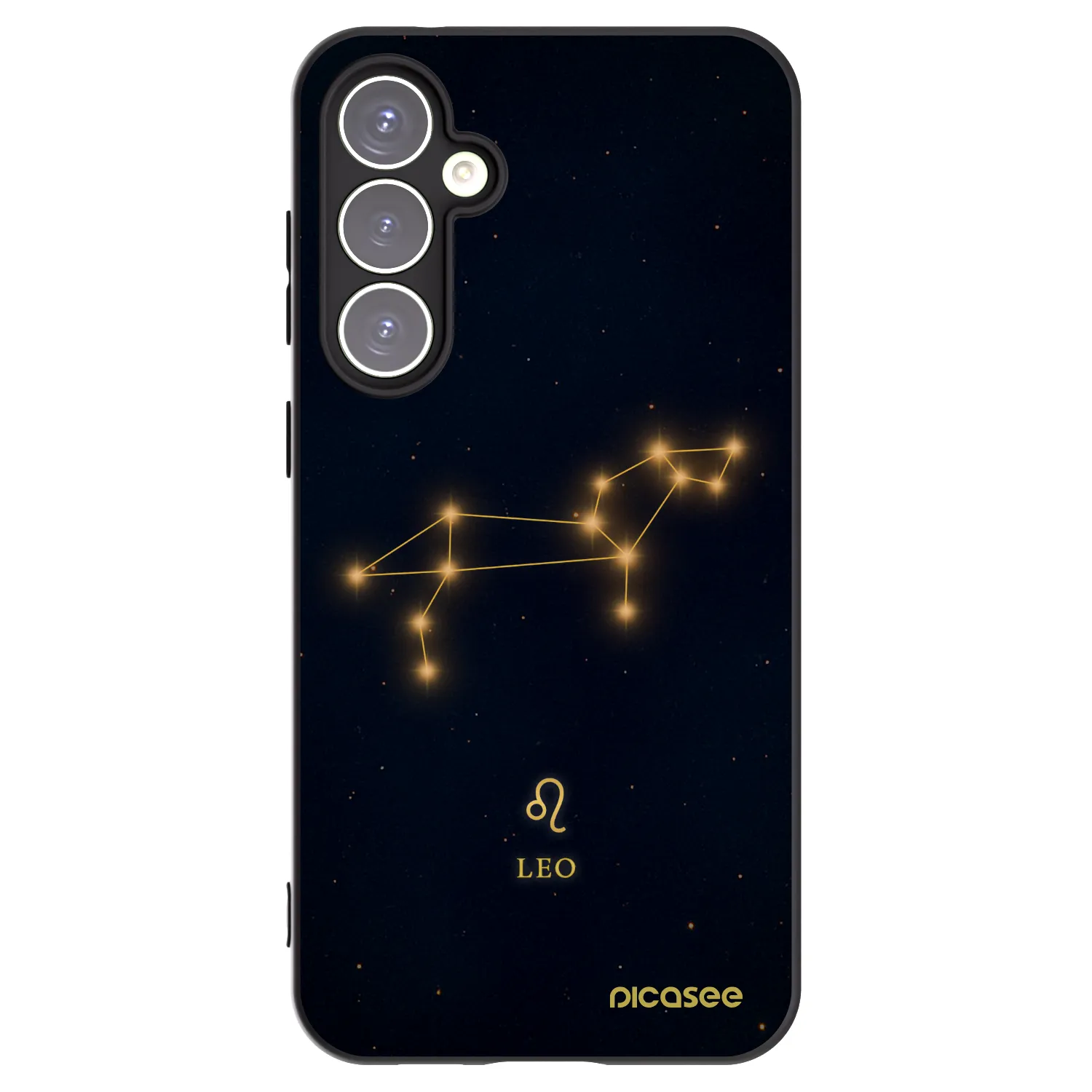 Picasee silikónový čierny obal pre Samsung Galaxy S23 FE S711B - LEO