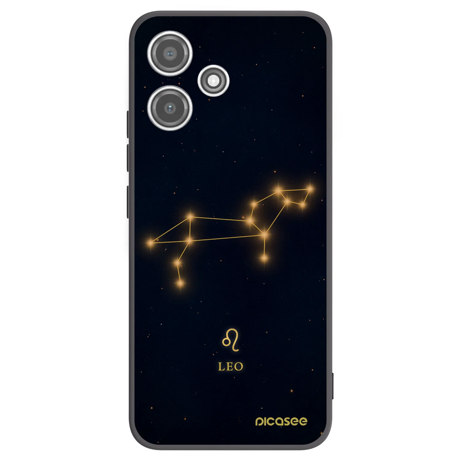 Picasee silikónový čierny obal pre Xiaomi Redmi 12 5G - LEO