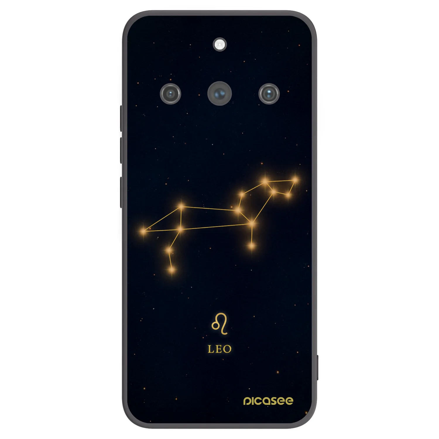 Picasee silikónový čierny obal pre Realme 11 Pro+ - LEO