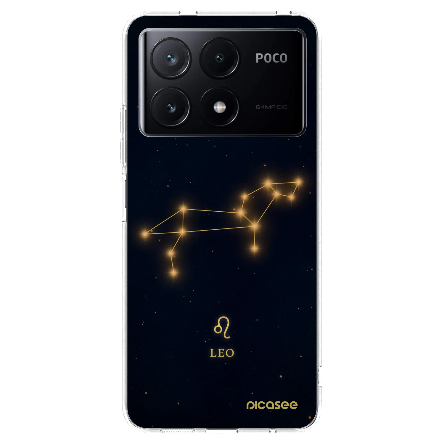Picasee silikónový prehľadný obal pre Xiaomi Poco X6 Pro - LEO