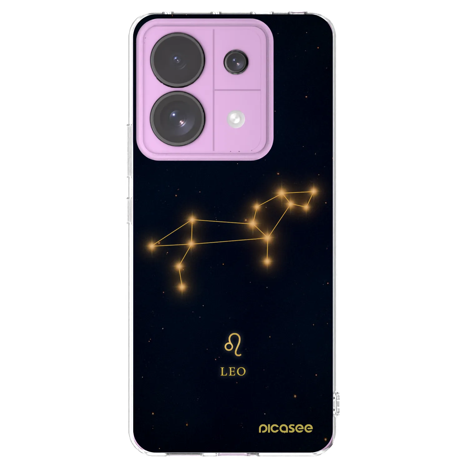 Picasee silikónový prehľadný obal pre Xiaomi Redmi Note 13 Pro 5G - LEO
