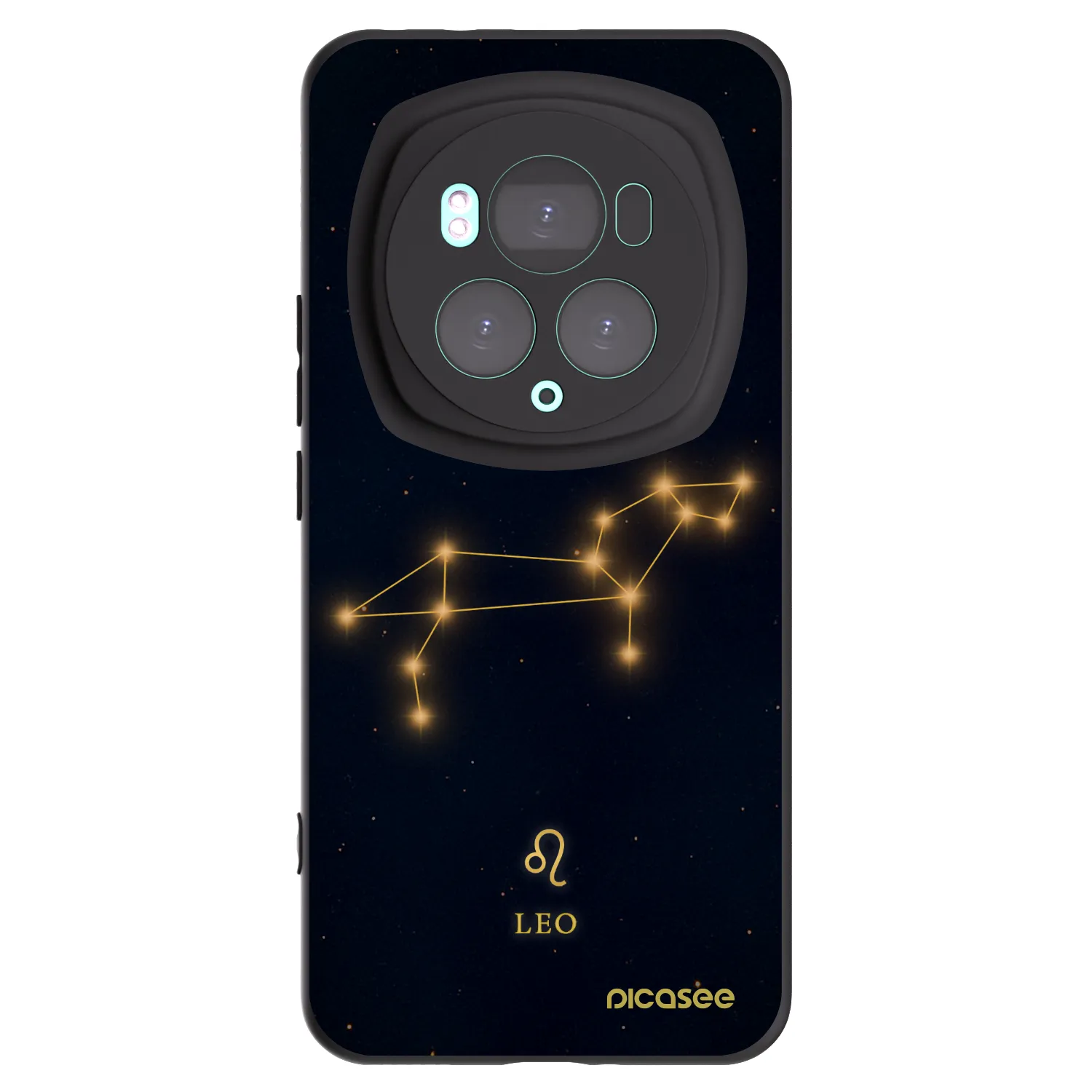 Picasee silikónový čierny obal pre Honor Magic6 Pro - LEO