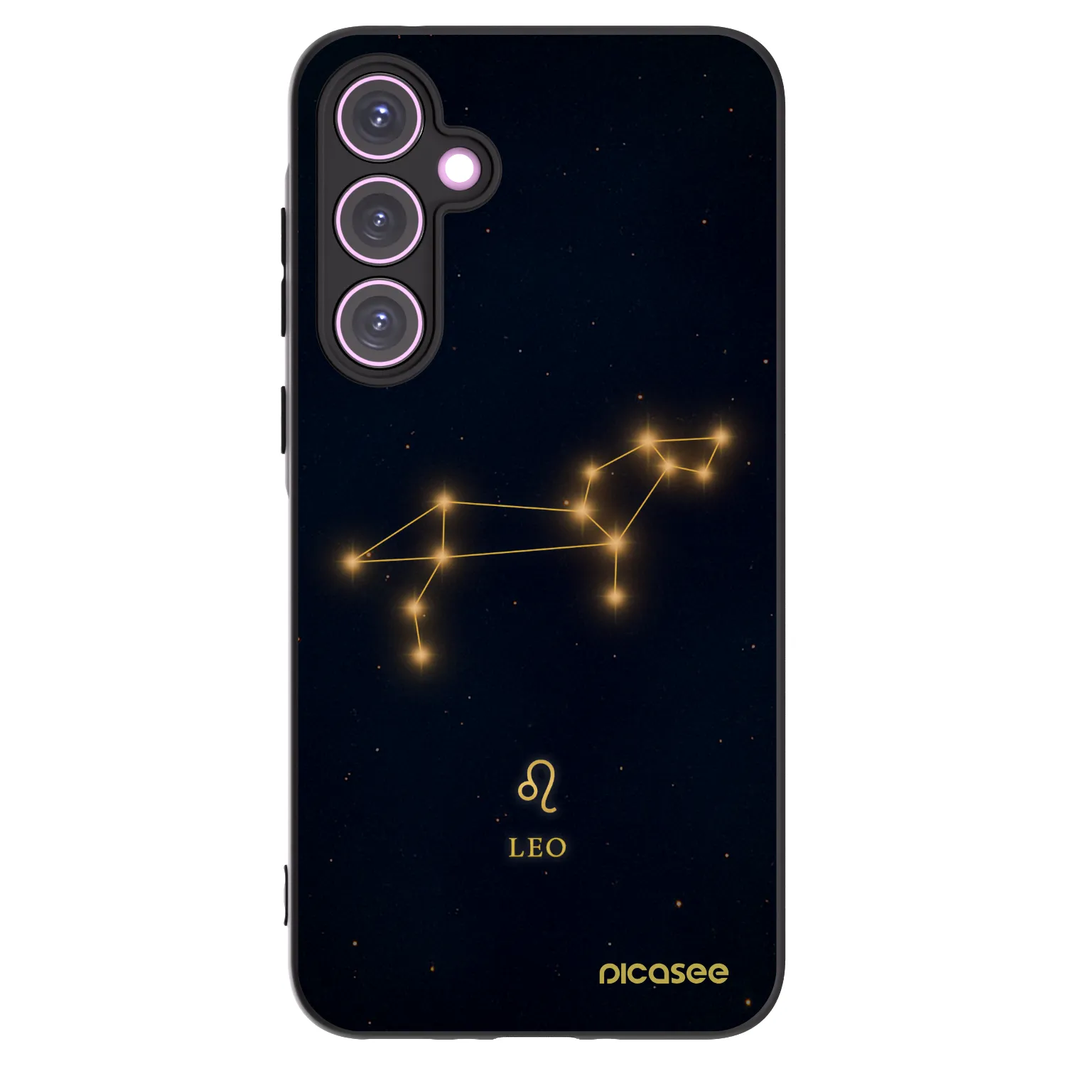 Picasee silikónový čierny obal pre Samsung Galaxy A35 5G A356B - LEO