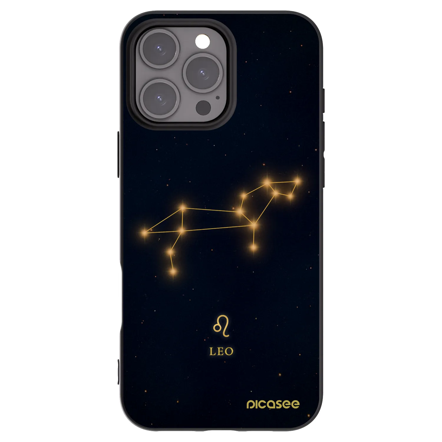 Picasee silikónový čierny obal pre Apple iPhone 16 Pro Max - LEO