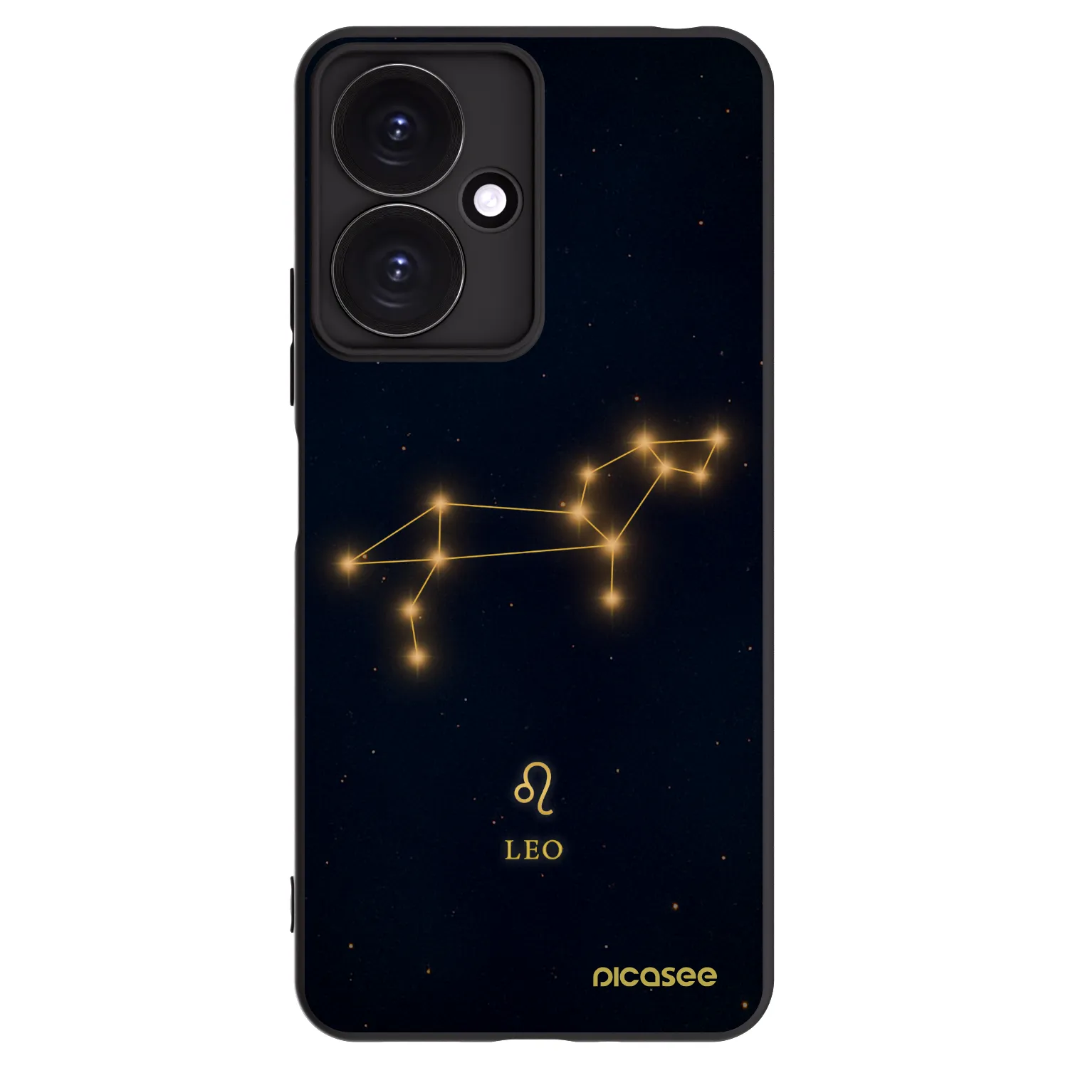 Picasee silikónový čierny obal pre Xiaomi Redmi 13C 5G - LEO