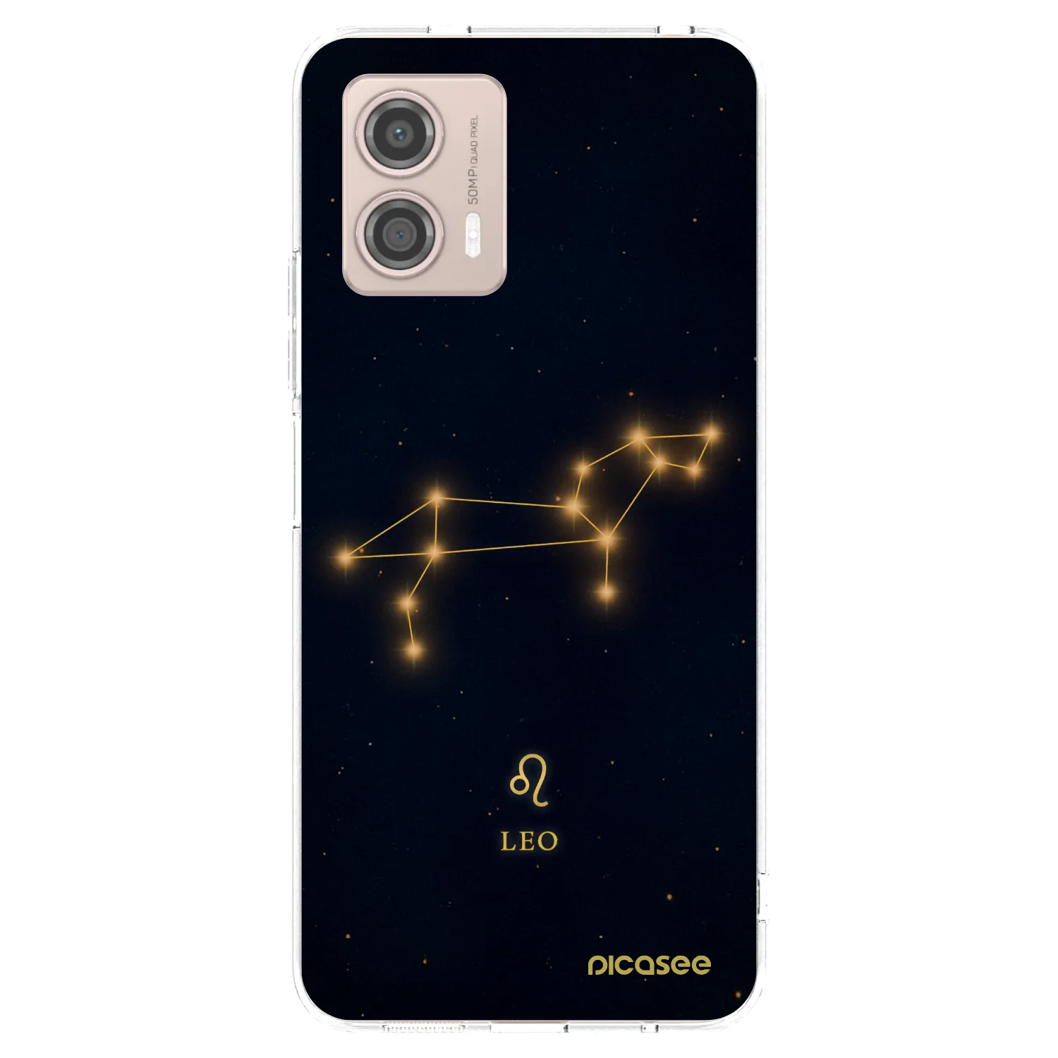 Picasee silikónový prehľadný obal pre Motorola Moto G53 5G - LEO