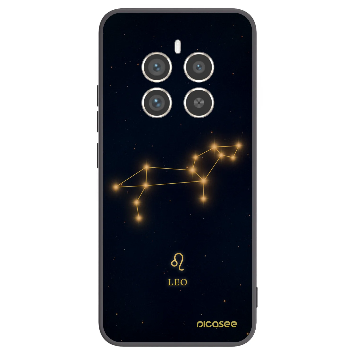 Picasee silikónový čierny obal pre Realme 12 Pro 5G - LEO