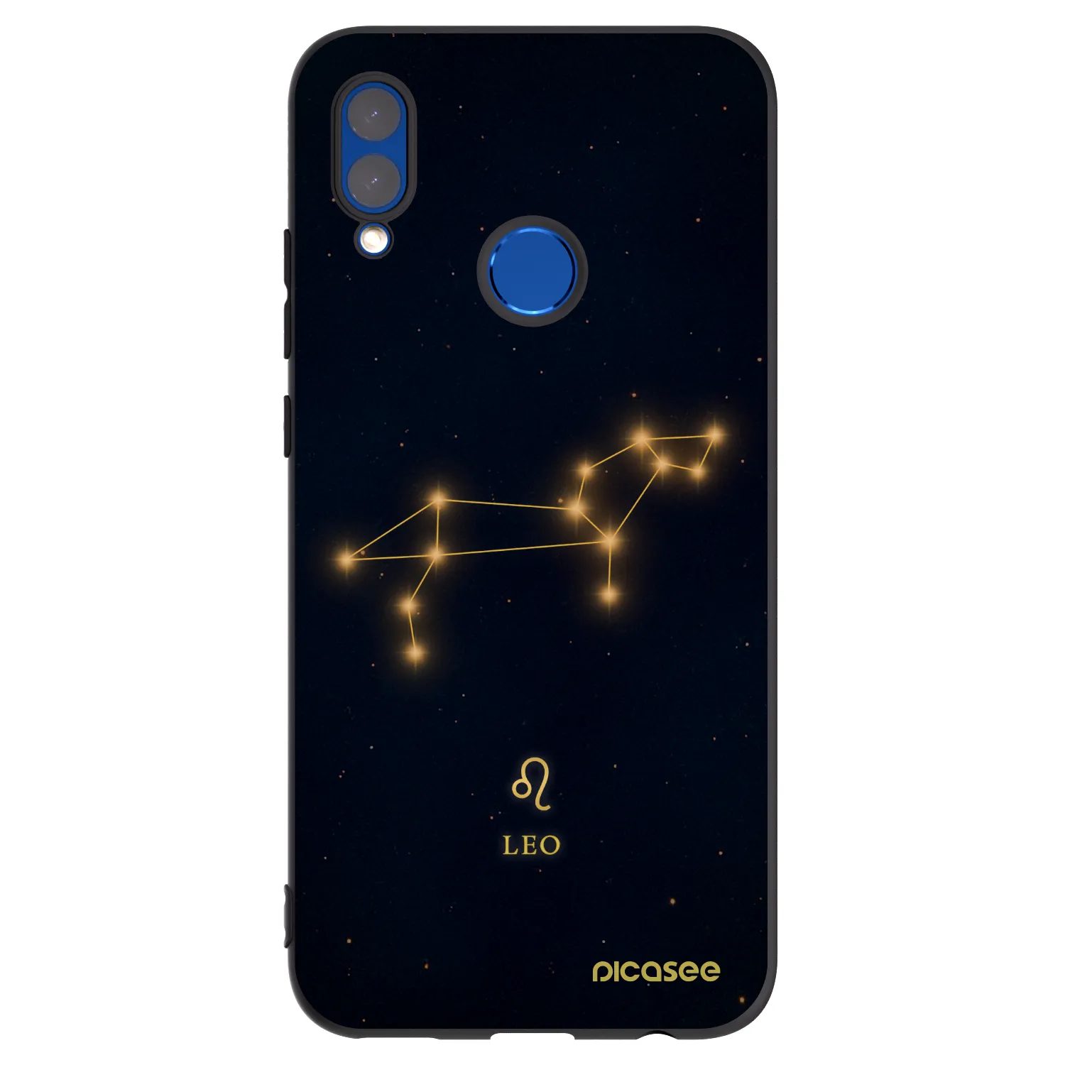 Picasee silikónový čierny obal pre Huawei P Smart 2019 - LEO