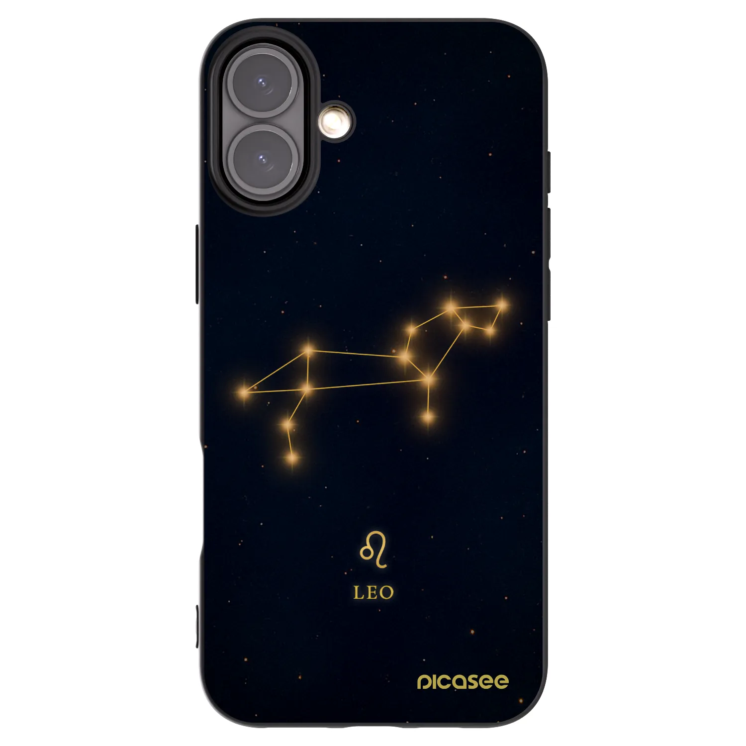 Picasee silikónový čierny obal pre Apple iPhone 16 Plus - LEO