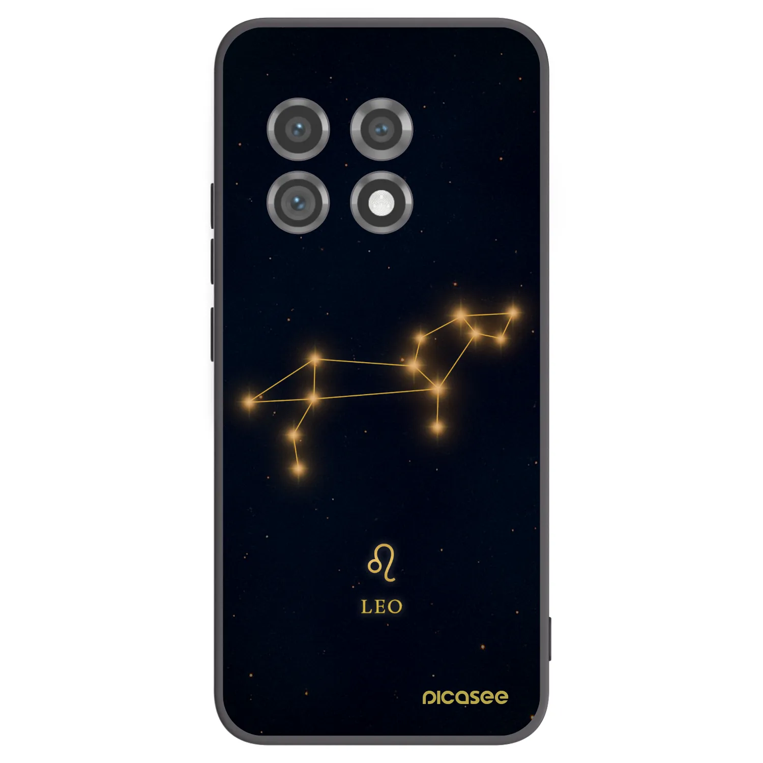 Picasee silikónový čierny obal pre OnePlus 11 5G - LEO