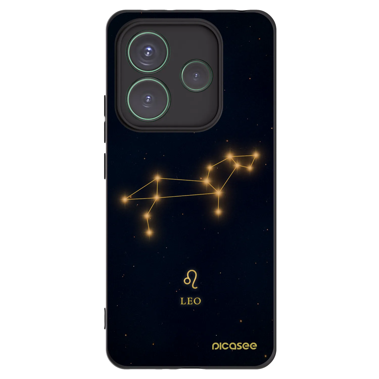 Silikónový čierny obal pre Xiaomi Redmi Note 14 5G - LEO