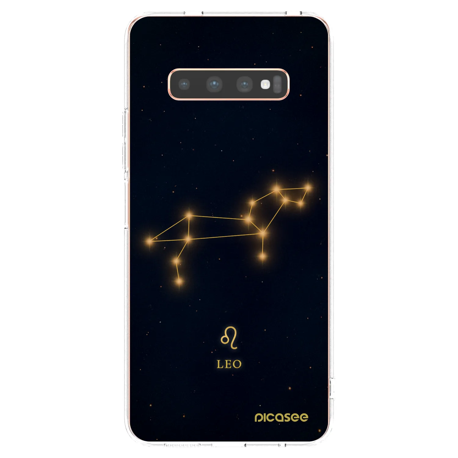 Picasee silikónový prehľadný obal pre Samsung Galaxy S10 Plus G975 - LEO