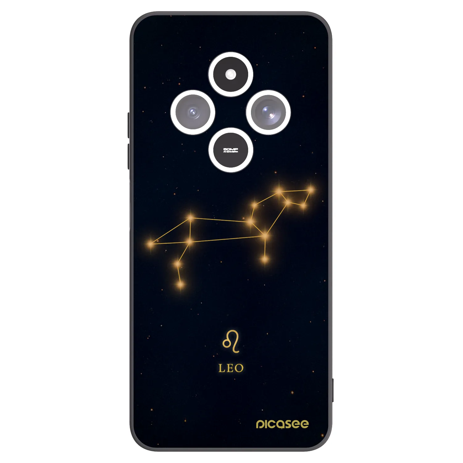 Picasee silikónový čierny obal pre Xiaomi Redmi 14C - LEO