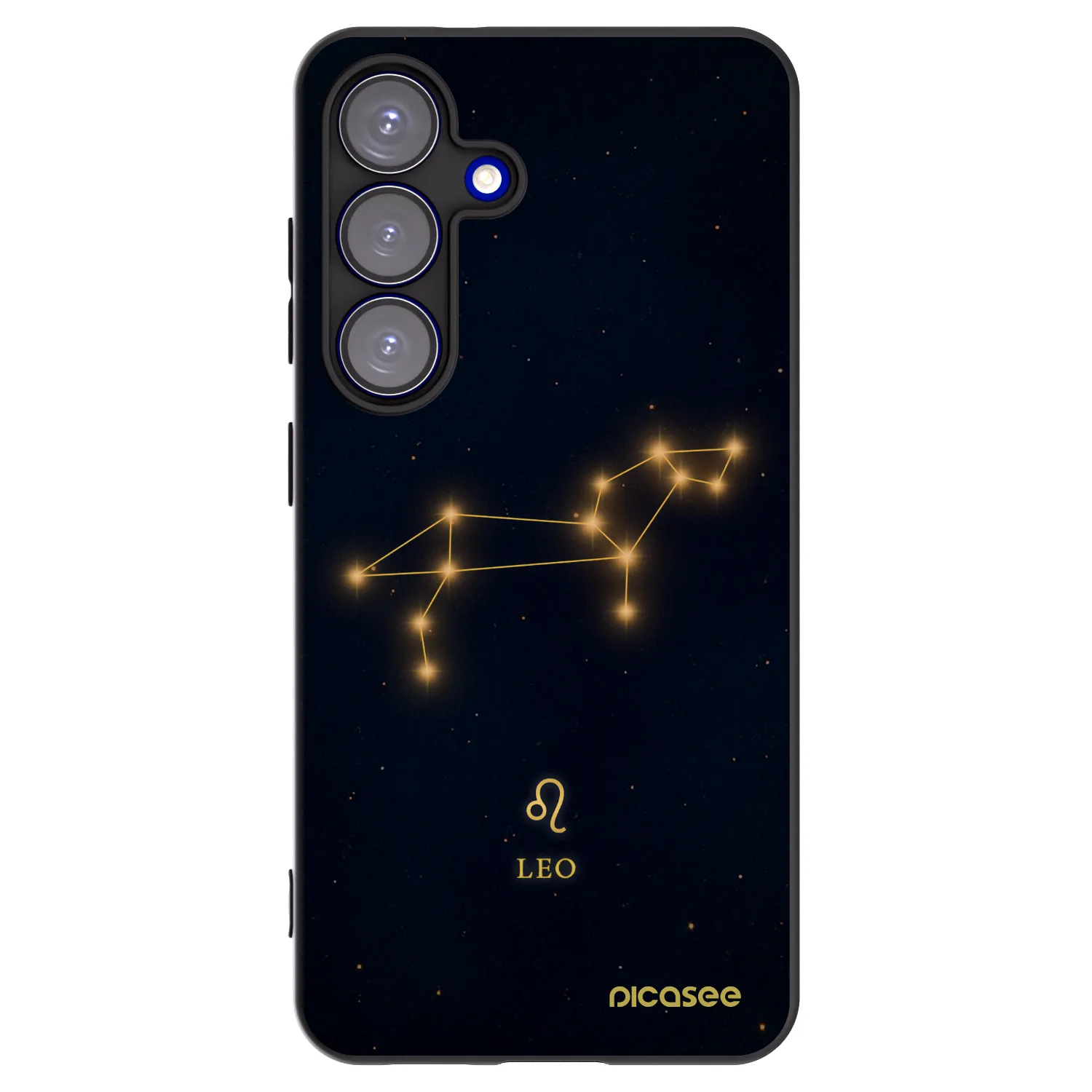 Picasee silikónový čierny obal pre Samsung Galaxy S25 5G - LEO