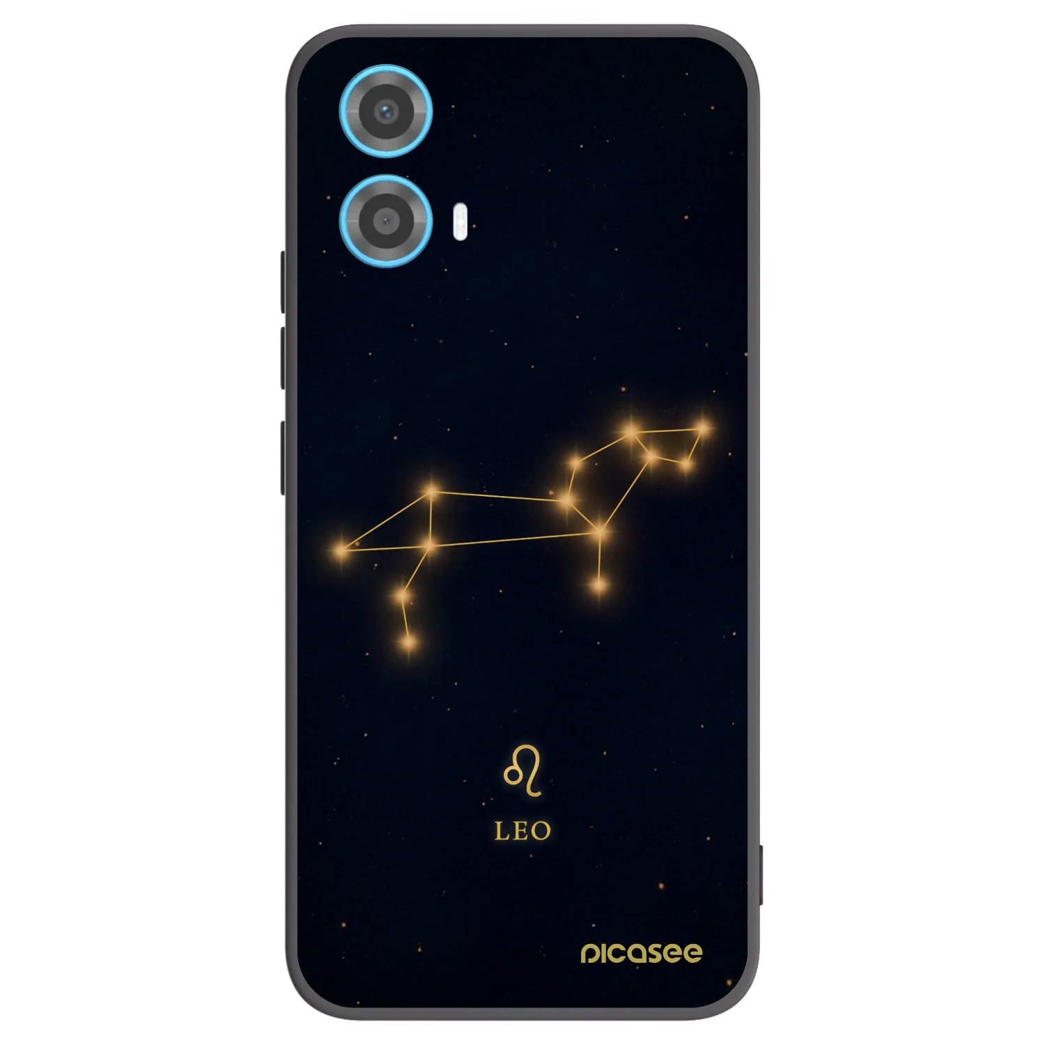 Picasee silikónový čierny obal pre Motorola Moto G34 5G - LEO