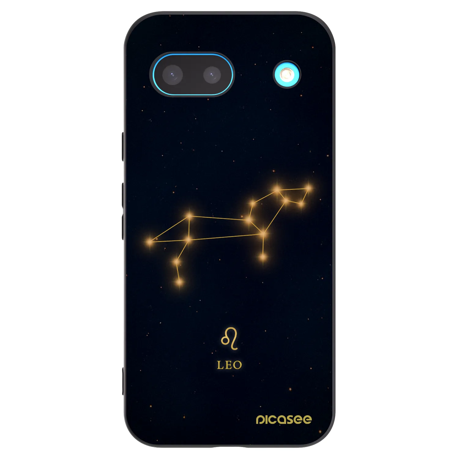 Picasee silikónový čierny obal pre Google Pixel 8a - LEO