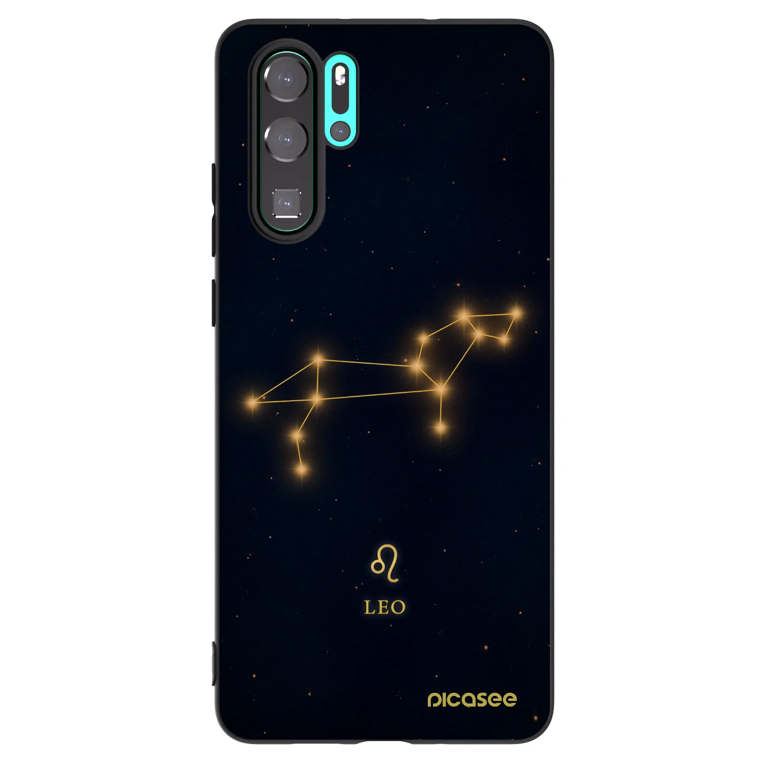 Picasee silikónový čierny obal pre Huawei P30 Pro - LEO