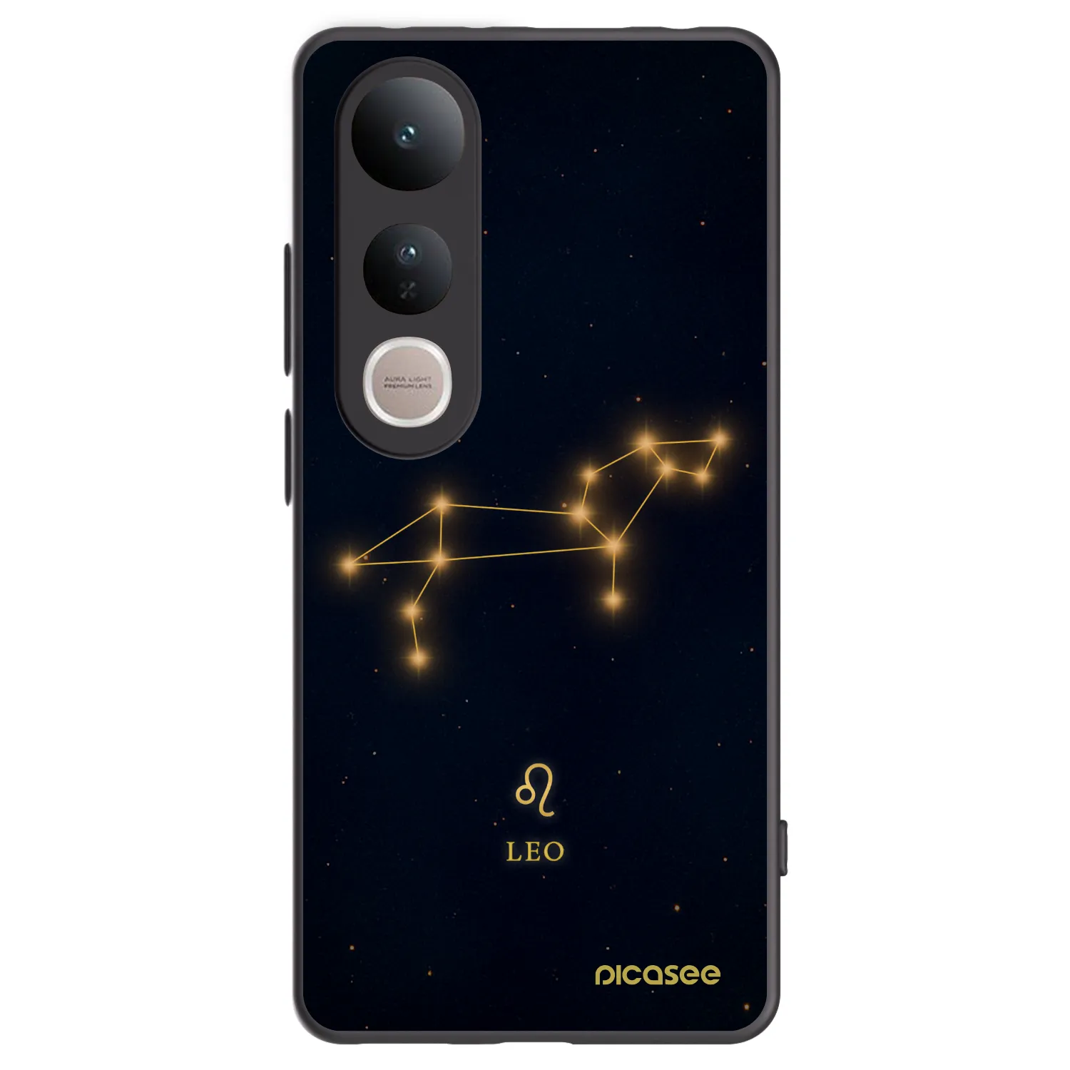 Picasee silikónový čierny obal pre Vivo V50 Lite 5G - LEO