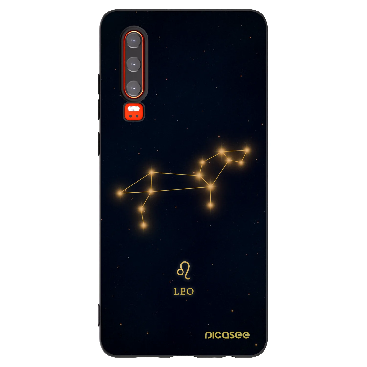 Picasee silikónový čierny obal pre Huawei P30 - LEO