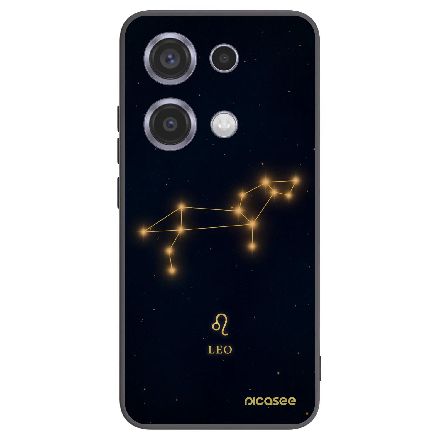 Picasee silikónový čierny obal pre Xiaomi Redmi Note 14S - LEO
