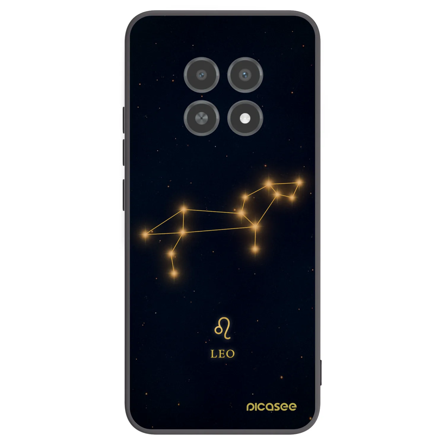Picasee silikónový čierny obal pre Realme 12X - LEO