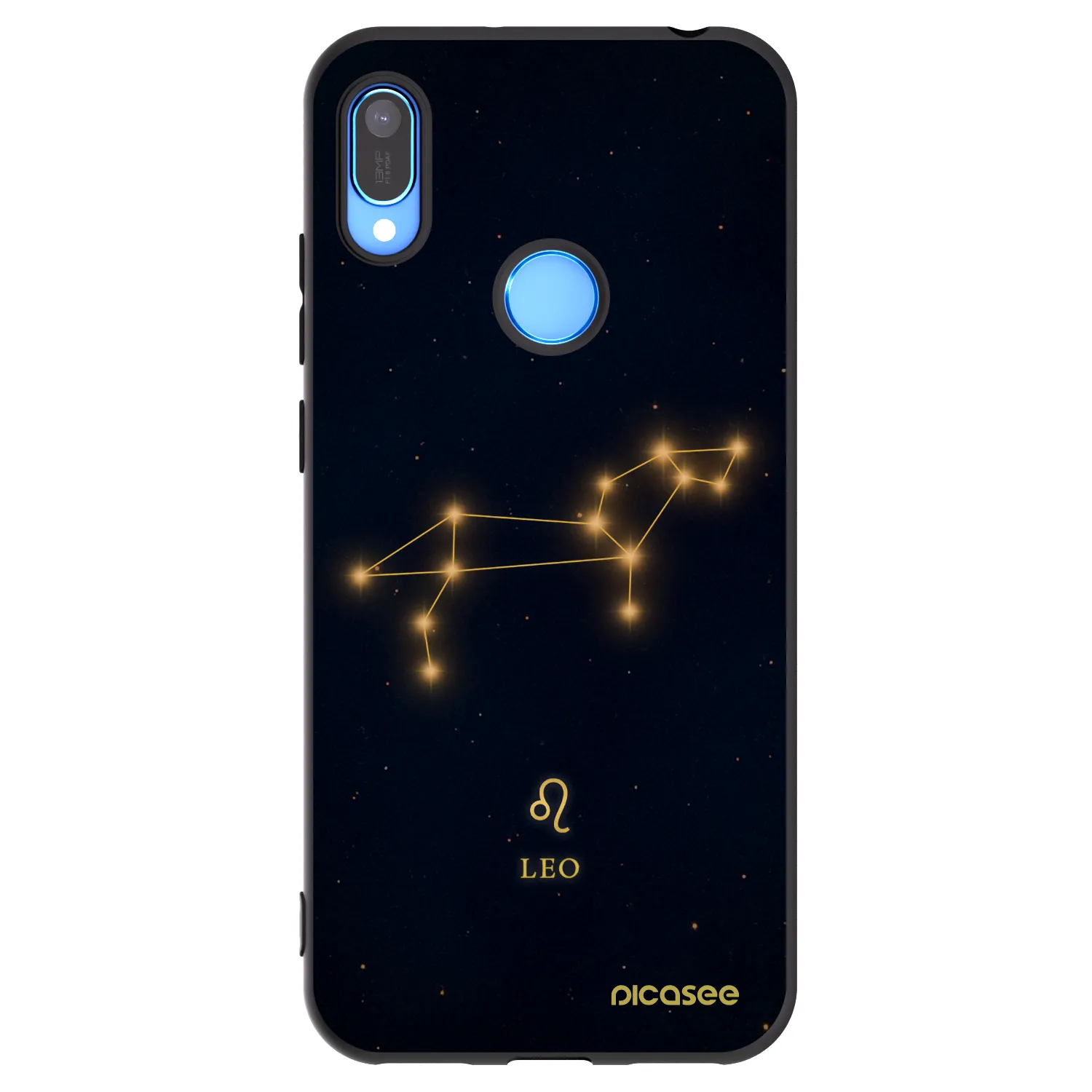 Picasee silikónový čierny obal pre Huawei Y6 2019 - LEO