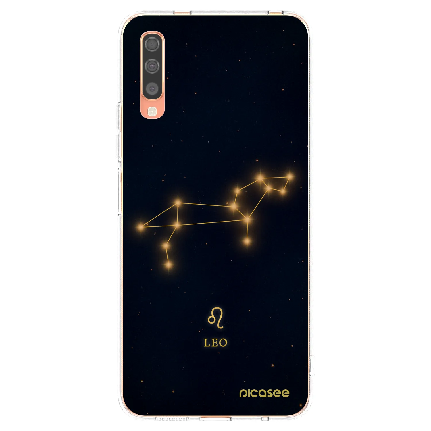 Picasee silikónový prehľadný obal pre Samsung Galaxy A70 A705F - LEO