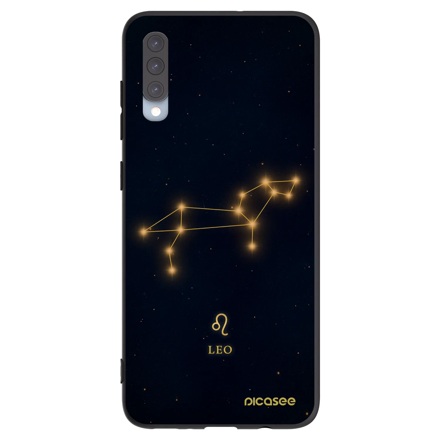 Picasee silikónový čierny obal pre Samsung Galaxy A70 A705F - LEO
