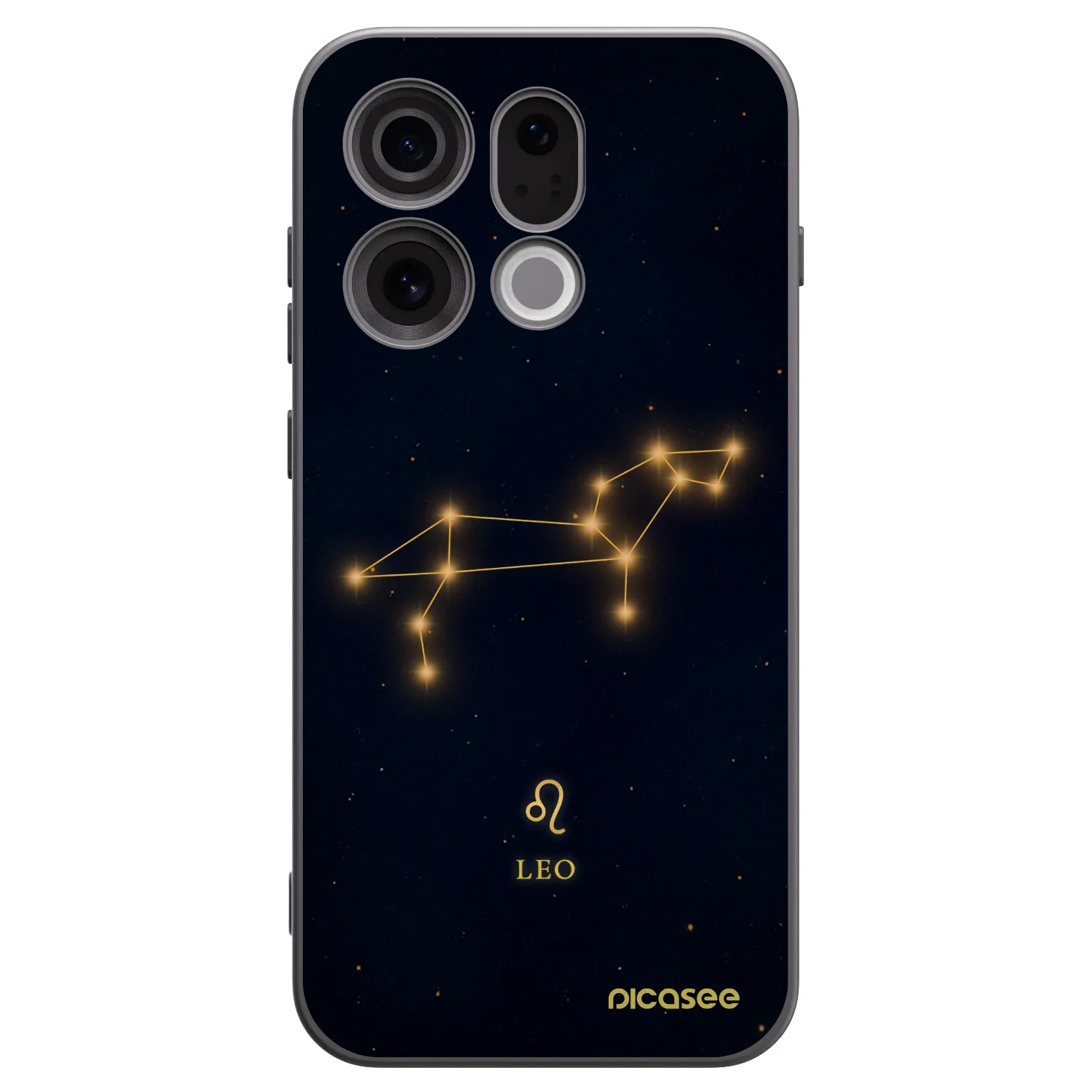 Picasee silikónový čierny obal pre OPPO Find X9 - LEO