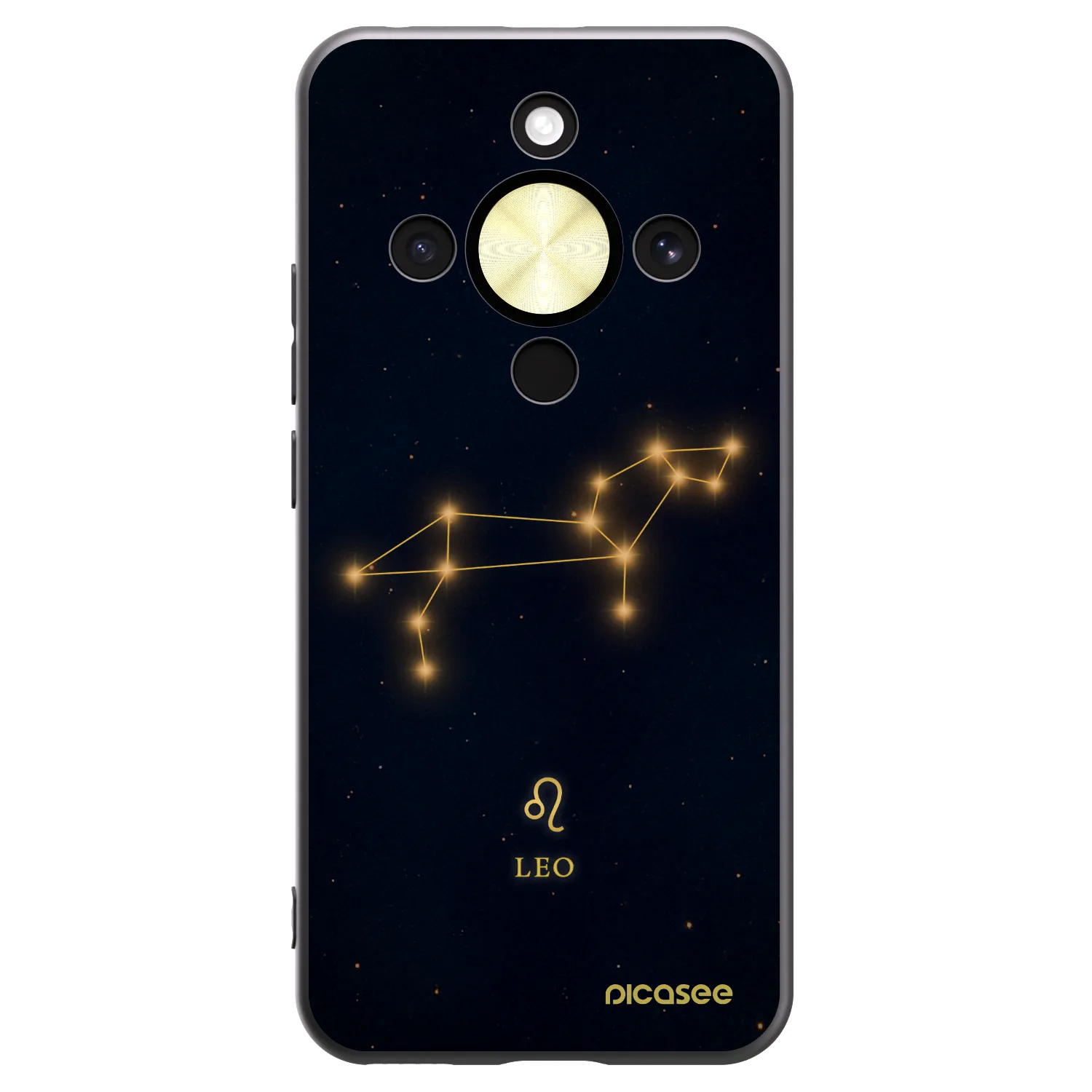 Picasee silikónový čierny obal pre Honor Magic8 Lite 5G - LEO