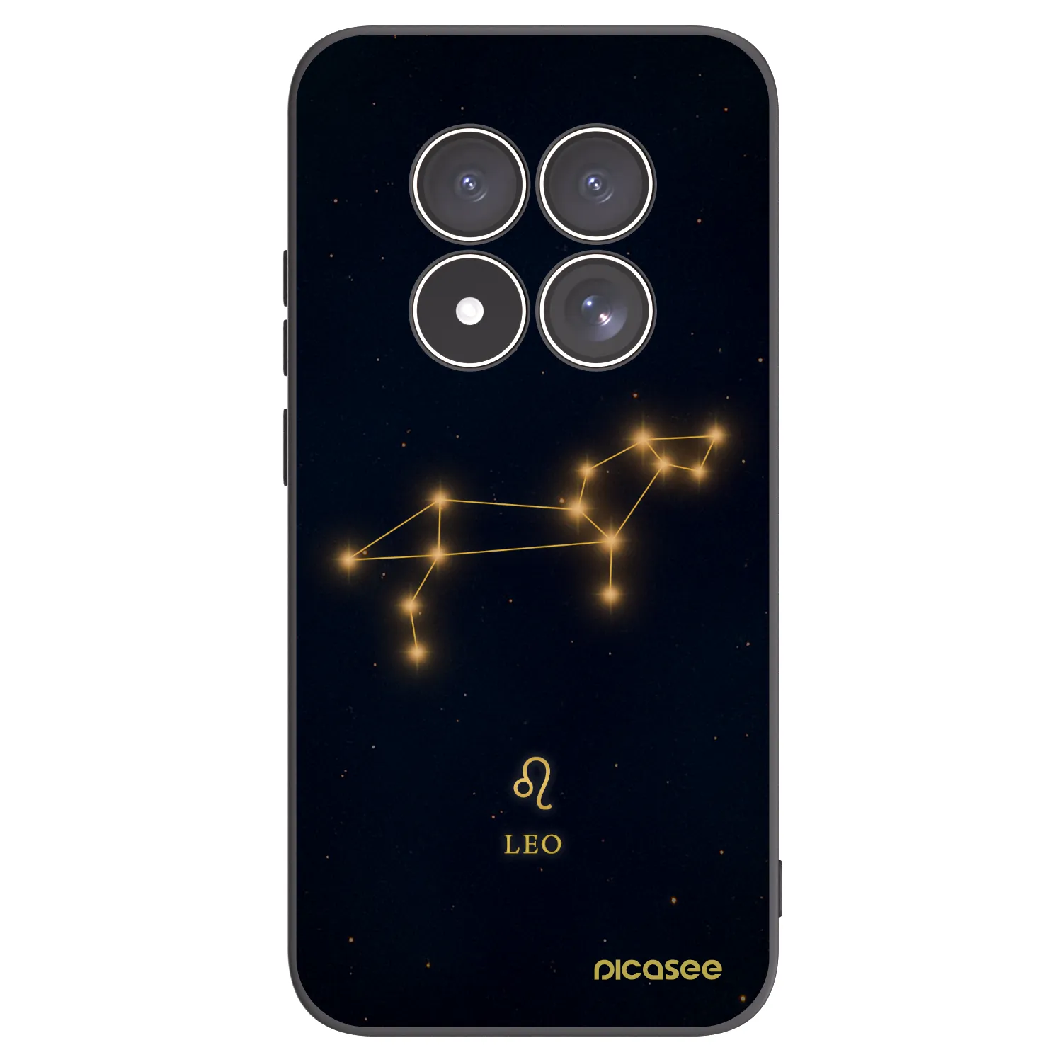 Picasee silikónový čierny obal pre Xiaomi Redmi Note 15 Pro 5G - LEO