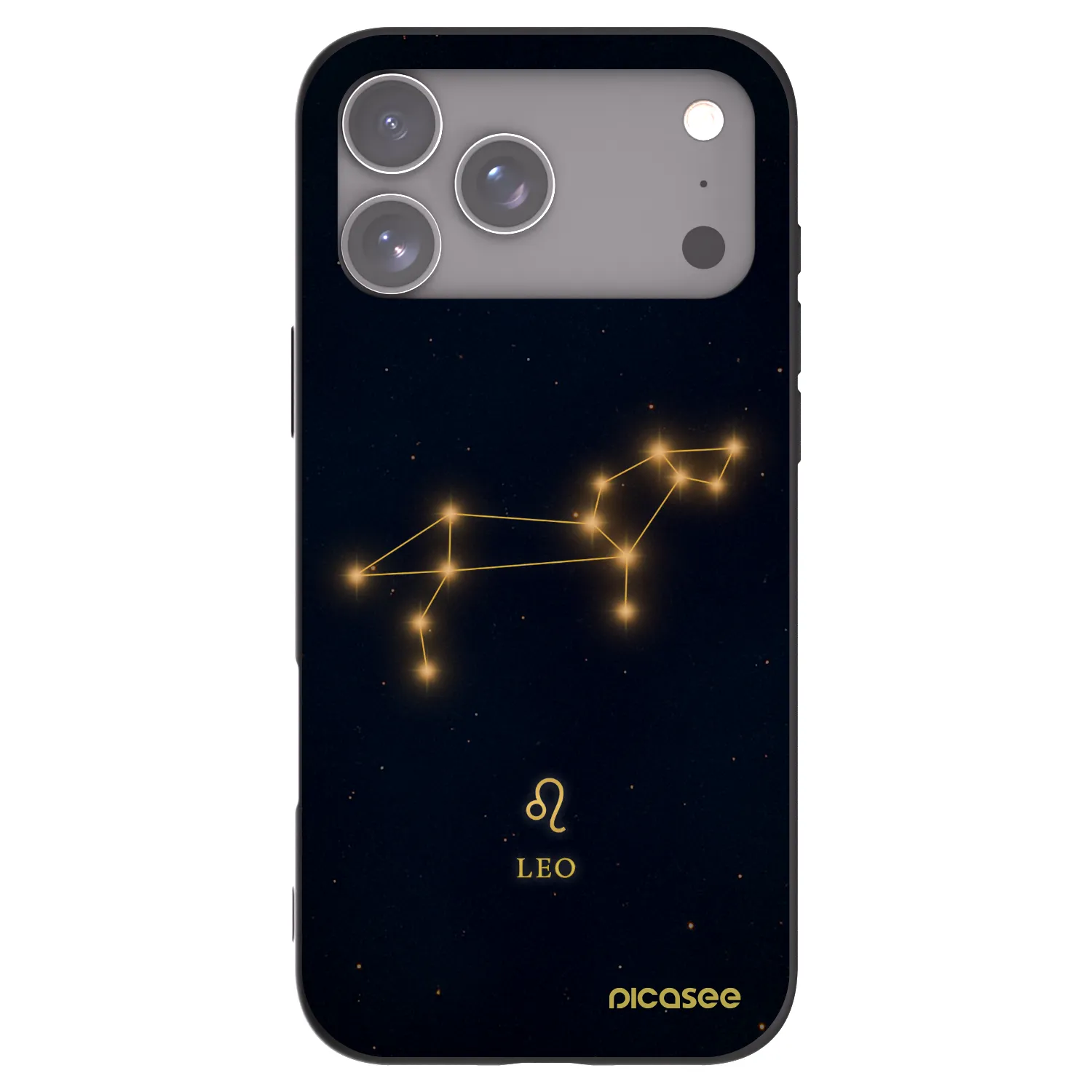 Picasee silikónový čierny obal pre Apple iPhone 18 Pro Max - LEO