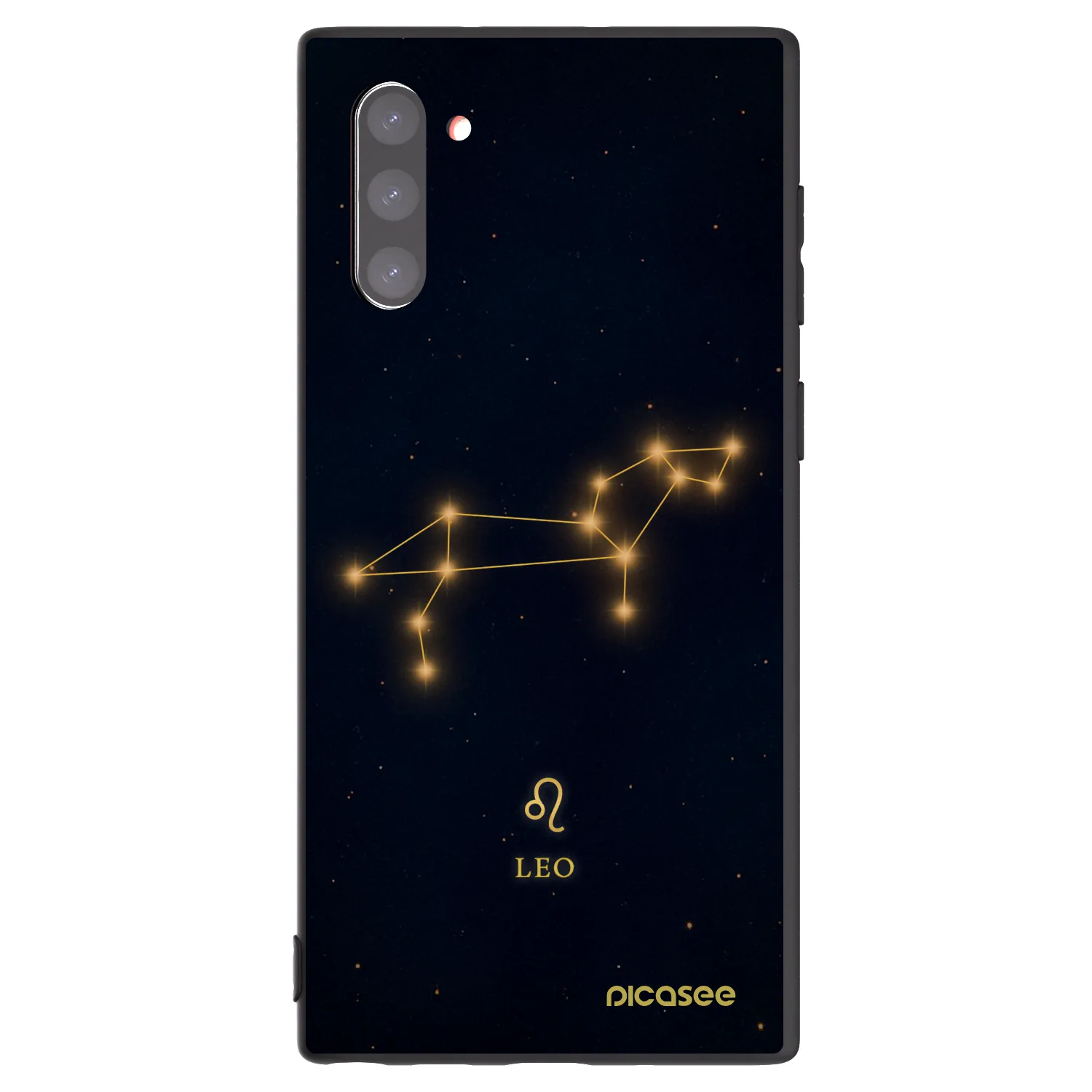 Picasee silikónový čierny obal pre Samsung Galaxy Note 10 N970F - LEO