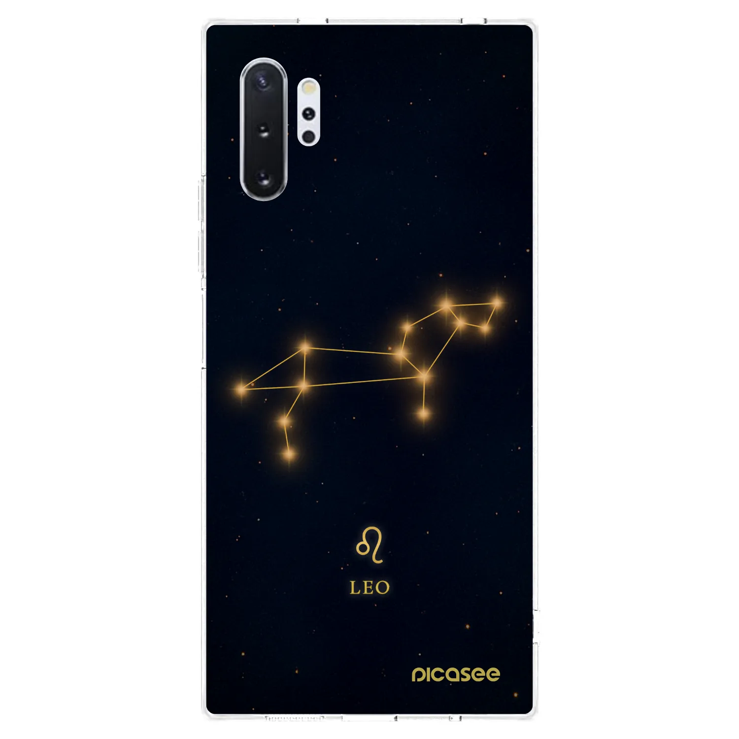 Picasee silikónový prehľadný obal pre Samsung Galaxy Note 10+ N975F - LEO