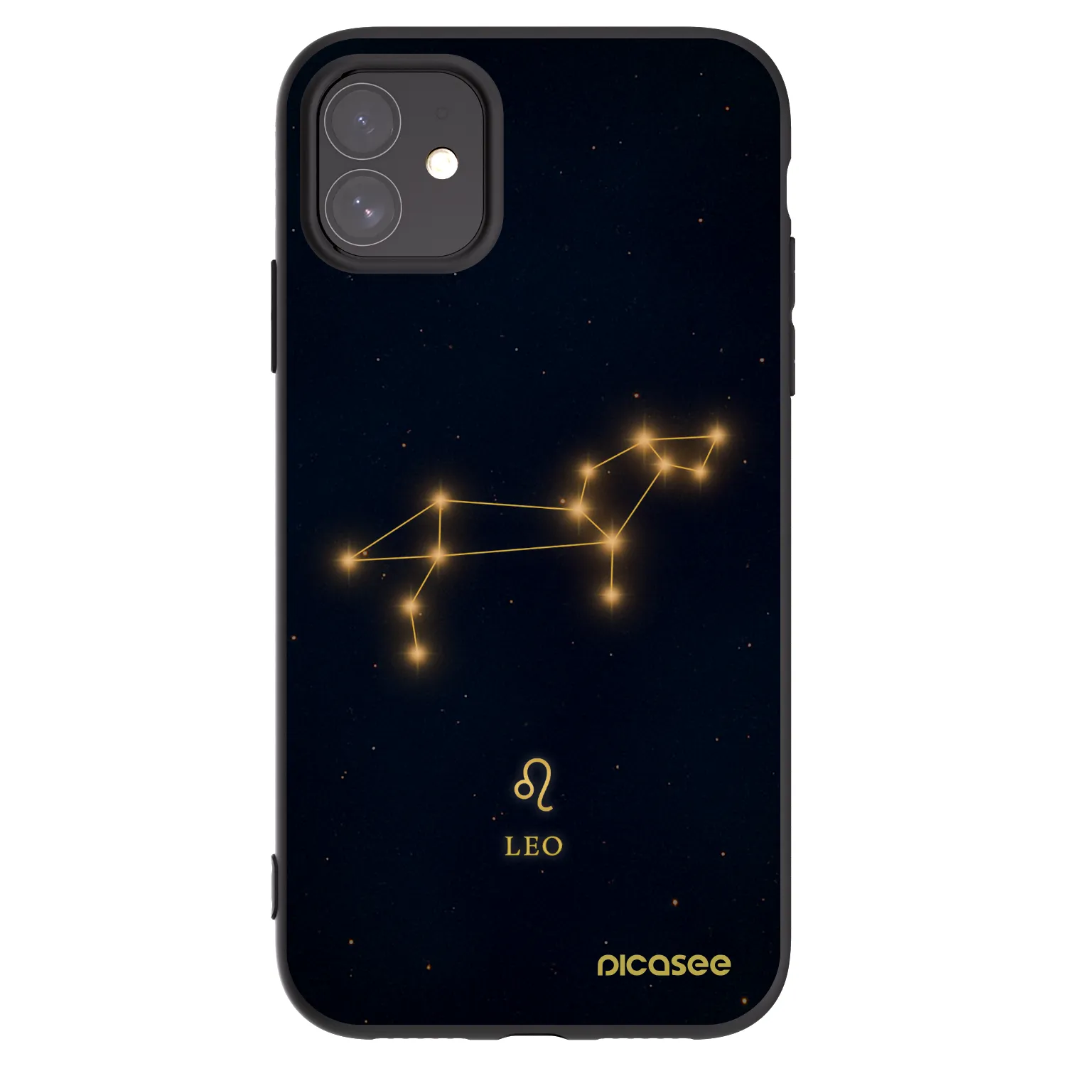 Picasee silikónový čierny obal pre Apple iPhone 11 - LEO