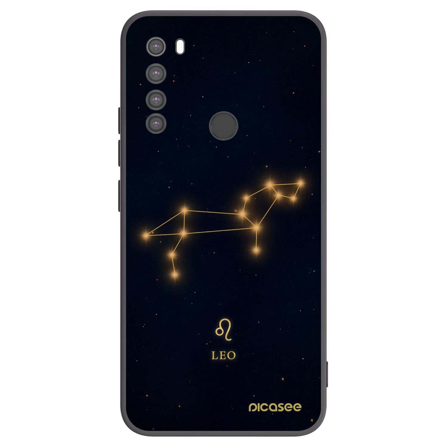 Picasee silikónový čierny obal pre Xiaomi Redmi Note 8 - LEO