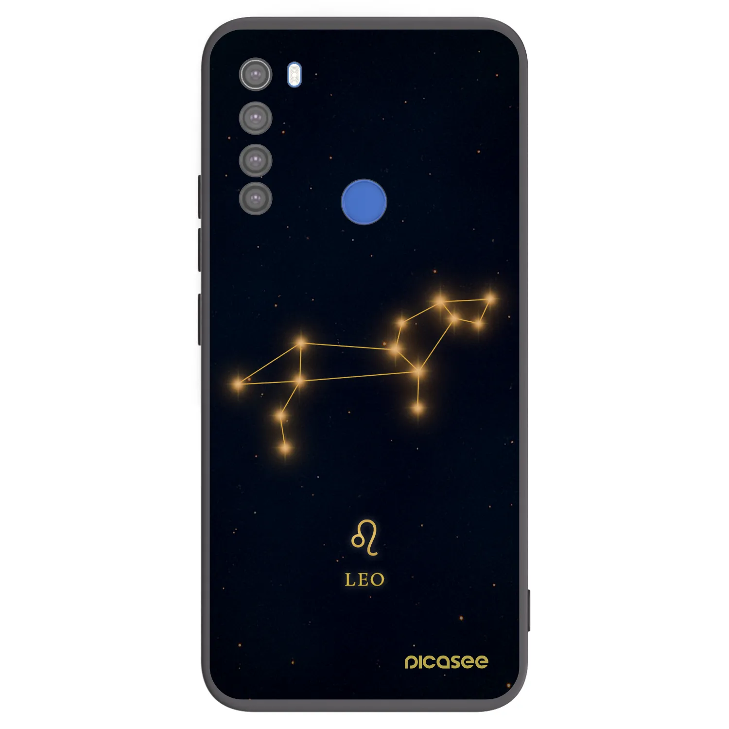 Picasee silikónový čierny obal pre Xiaomi Redmi Note 8T - LEO