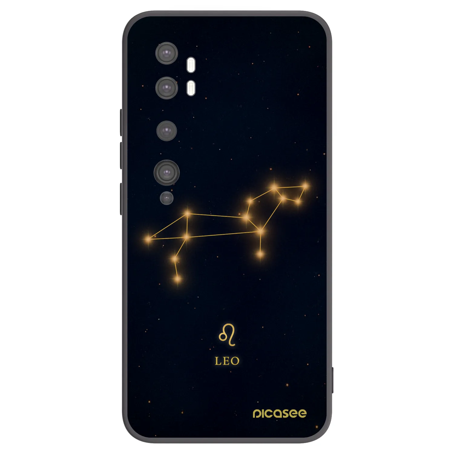 Picasee silikónový čierny obal pre Xiaomi Mi Note 10 (Pro) - LEO