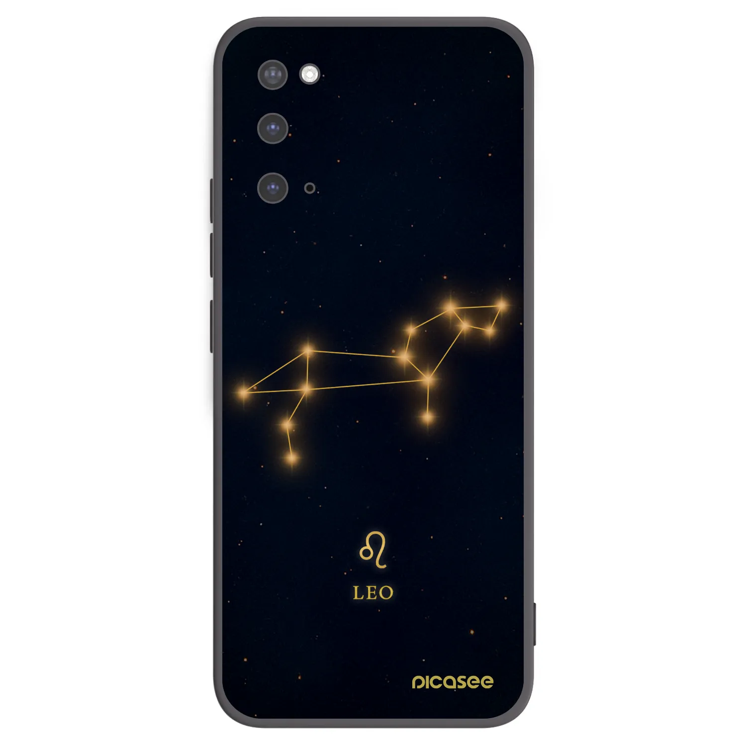 Picasee silikónový čierny obal pre Samsung Galaxy S20 G980F - LEO