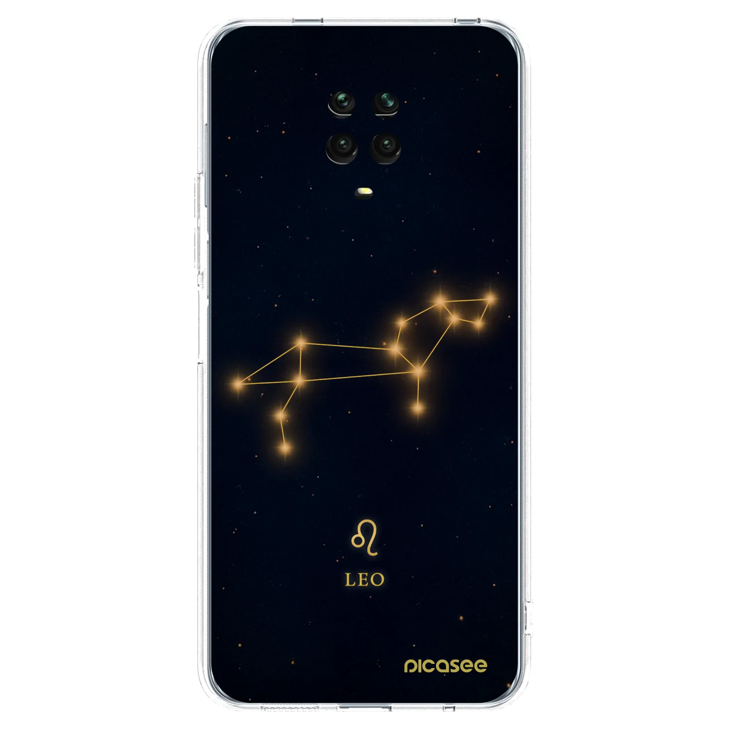 Picasee silikónový prehľadný obal pre Xiaomi Redmi Note 9 Pro - LEO