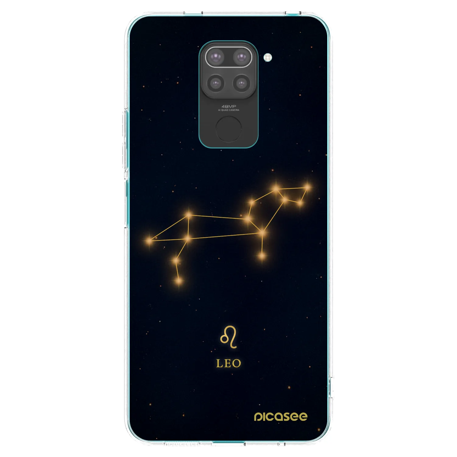 Picasee silikónový čierny obal pre Xiaomi Redmi Note 9 - LEO