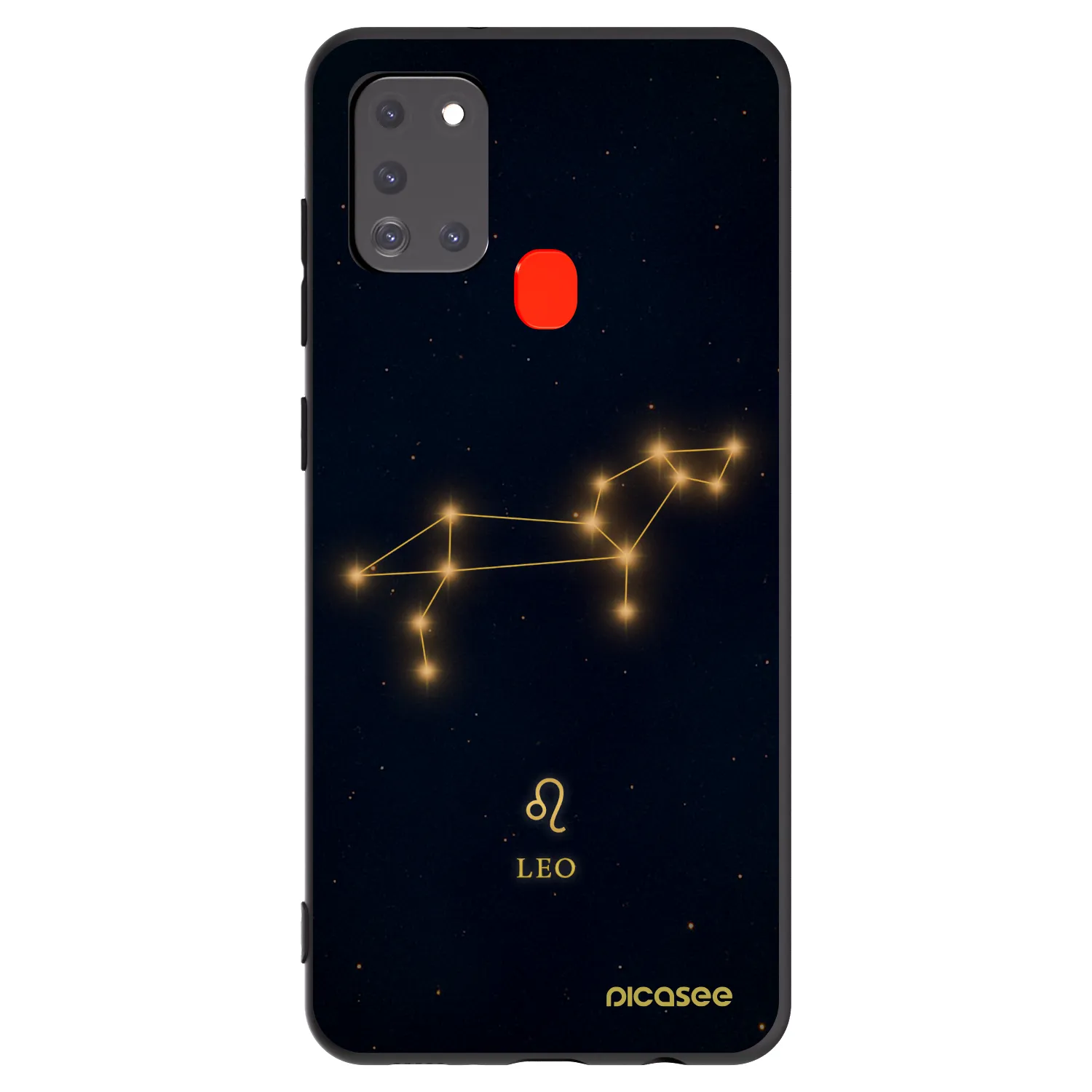 Picasee silikónový čierny obal pre Samsung Galaxy A21s - LEO