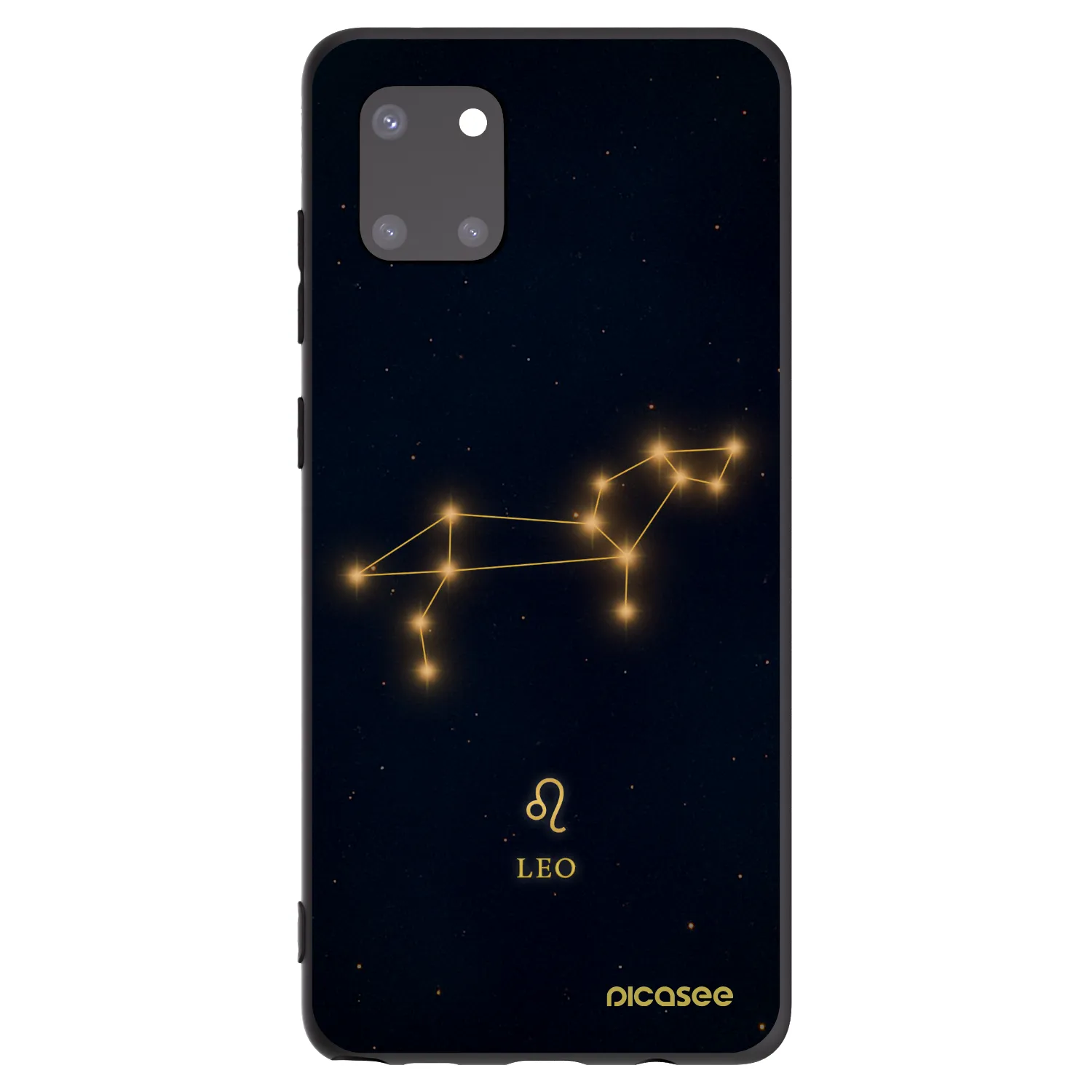 Picasee silikónový čierny obal pre Samsung Galaxy Note 10 Lite N770F - LEO