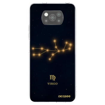 Picasee silikónový čierny obal pre Xiaomi Poco X3 - VIRGO