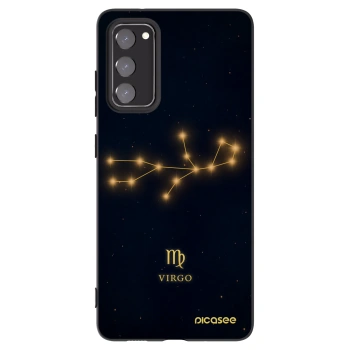 Picasee silikónový čierny obal pre Samsung Galaxy S20 FE - VIRGO