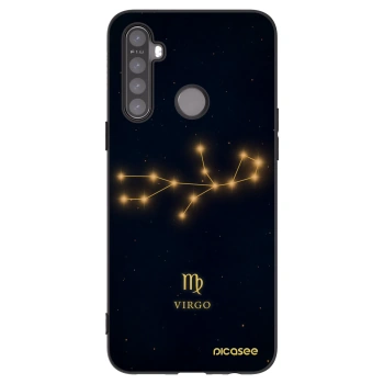 Picasee silikónový čierny obal pre Realme 5 - VIRGO