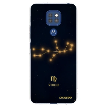 Picasee silikónový prehľadný obal pre Motorola Moto G9 Play - VIRGO